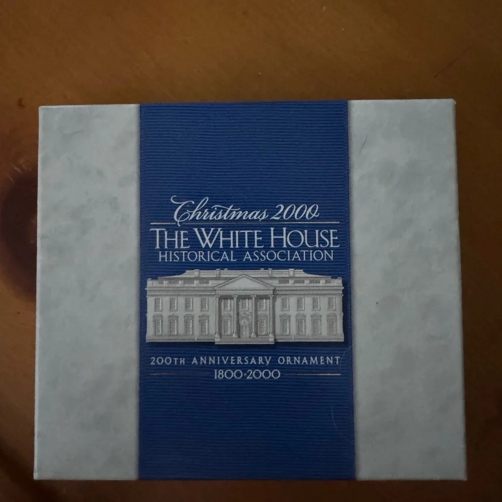 Authentic White House 200th Anniversary Christmas Ornament 2000